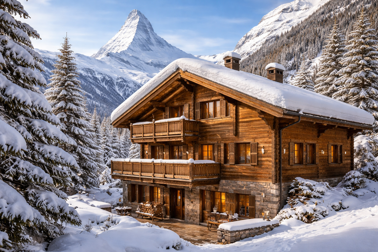 Chalet in the Alps